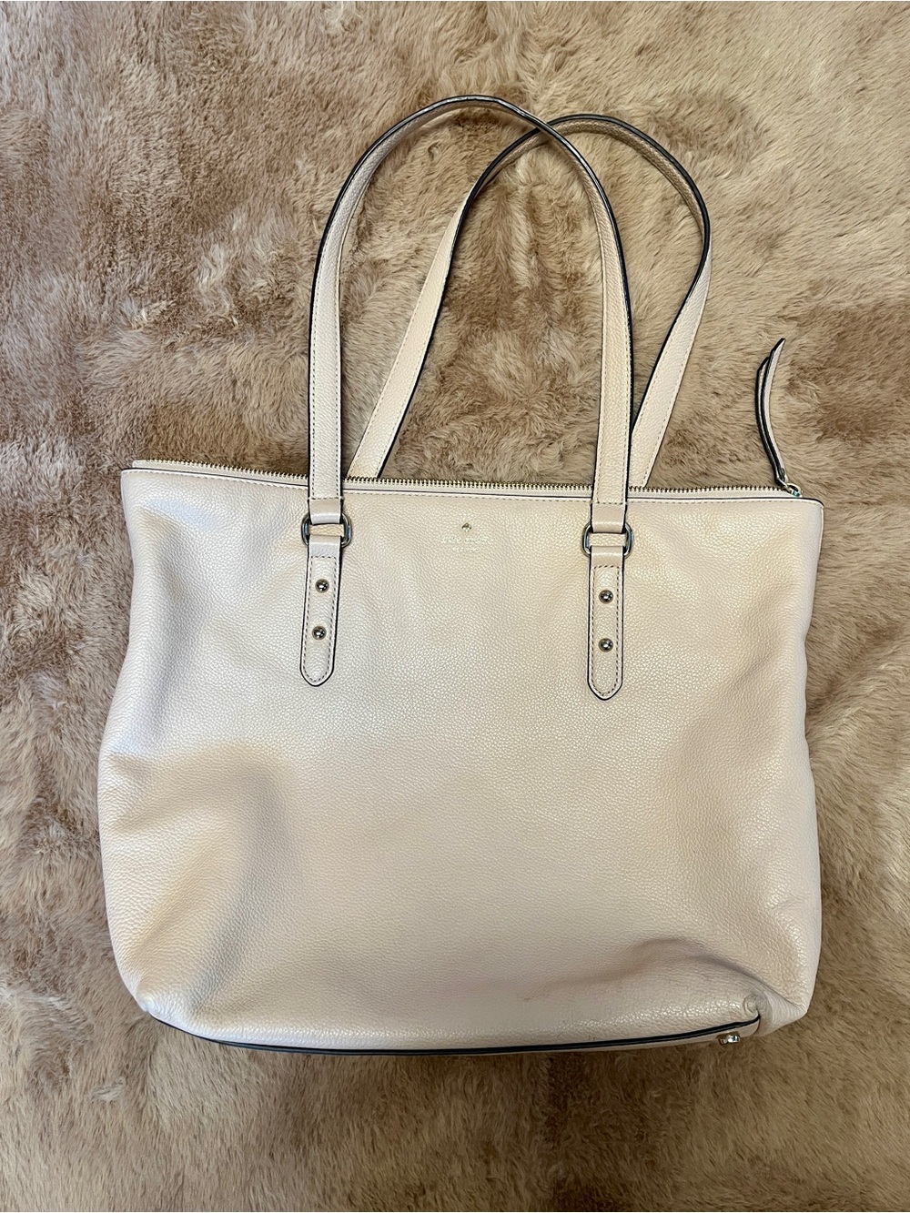 Kate Spade Large Blush Leather Tote Bag